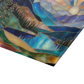 Planche À Découper Sunrise Mountain Lake Kitchen Cutting Board (Coin)