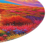Planche À Découper Sunset Beach Solitude Design de sérénité (Coin)