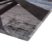 Planche À Découper Sunset Beach Vue de Rustic Wood Deck (Coin)