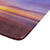 Planche À Découper Sunset Sky sur plage et mer (Coin)