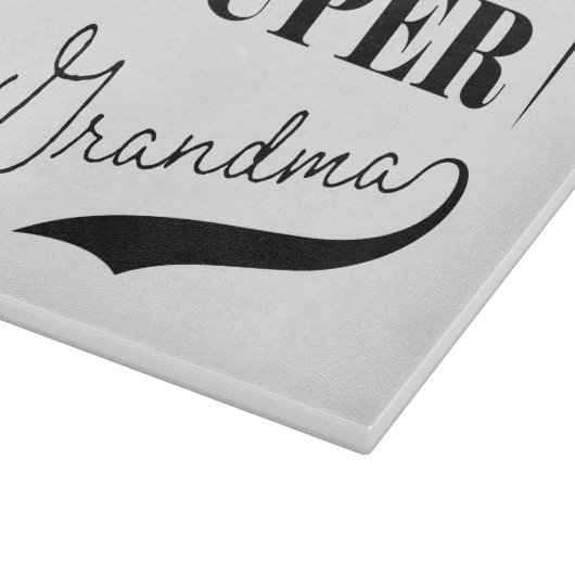 Planche À Découper Super grand-mère (Coin)