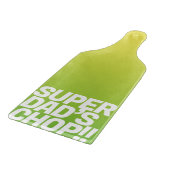 Planche À Découper Super Papa chop | Message amusant (Coin)