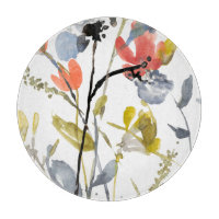 Superposition de fleurs - Aquarelle Fleurs et tige