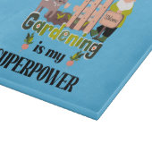 Planche À Découper Superpuissance du jardin, jardinier mignon (Coin)