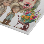 Planche À Découper Sur La Ferme (Coin)