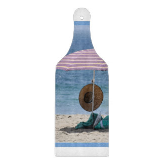 Planche À Découper Sur la plage