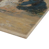 Planche À Découper Sur la plage Trouville 1887 par Eugene Boudin (Coin)