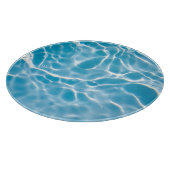 Planche À Découper Surface d'eau bleue, nature abstraite (Coin)