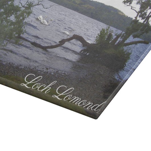 Planche À Découper Swans sur Loch Lomond (Coin)