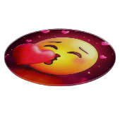 Planche À Découper Sweet Kiss Heart Emoji (Coin)