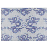 Planche À Découper Swirling Dragon in Blue and Purple (Devant)