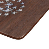 Planche À Découper Symbole d'Ancre des étoiles du pavillon nautique (Coin)