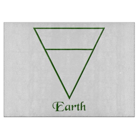 Planche À Découper Symbole de l'élément Terre de Pagan (Devant)