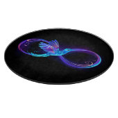 Planche À Découper Symbole de Neon Infinity par Glowing Hummingbird (Coin)