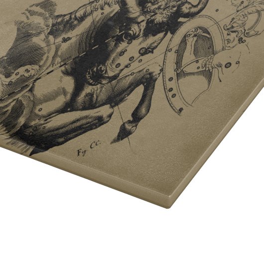 Planche À Découper Symbole de Taurus Constellation Hevelius circa 169 (Coin)