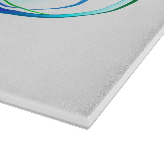 Planche À Découper Symbole d'infini avec plume arc-en-ciel (Coin)