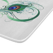 Planche À Découper Symbole d'infini avec plume de paon (Coin)