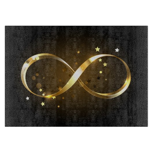 Planche À Découper Symbole d'infini doré (Devant)
