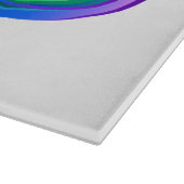 Planche À Découper Symbole d'infinité arc-en-ciel stratifié (Coin)