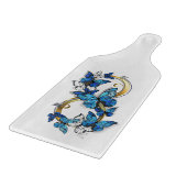 Planche À Découper Symbole infini de papillons Morpho bleus (Coin)