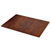 Planche À Découper Symbole Leo Zodiac en bois de mahogany (Coin)