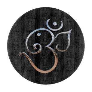 PLANCHE À DÉCOUPER SYMBOLE OM