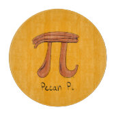 Planche À Découper Symbole Pecan Pi mignon Math enseignant cadeau (Devant)