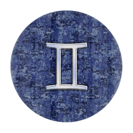 Planche À Découper SYMBOLE Zodiaque Gemini moderne Marine Camion numé (Devant)