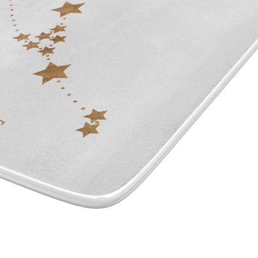 Planche À Découper SYMBOLE Zodiaque Moderne Taurus Or | Élément Terre (Coin)