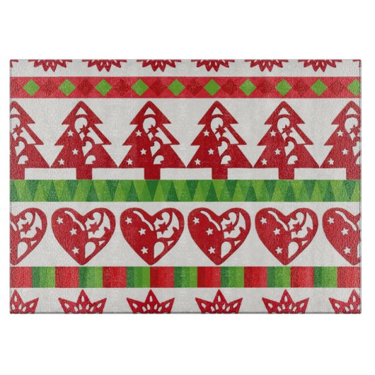 Planche À Découper Symboles de Noël (Devant)