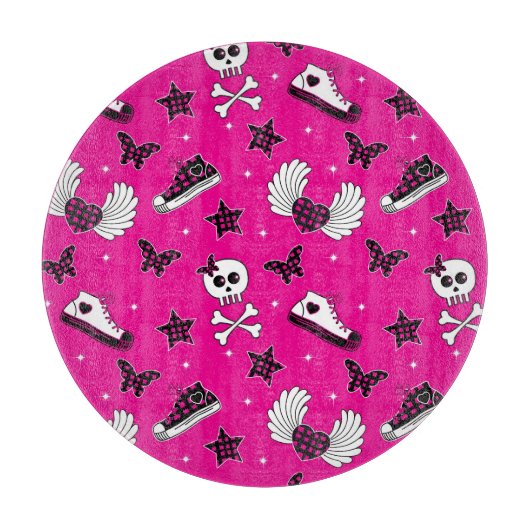 Planche À Découper Symboles d'Emo (Devant)