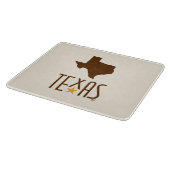 Planche À Découper Symboles du Texas, Etat du Texas, brun (Coin)
