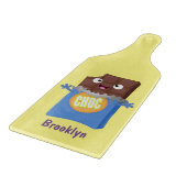 Planche À Découper Sympa chocolat chocolat bonbon bar personnage de d (Coin)