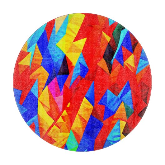 Planche À Découper Symphonie couleur Abstraite (Devant)