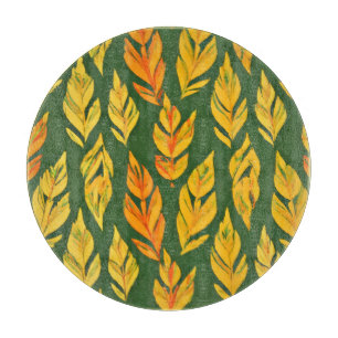 Planche À Découper Symphonie de la feuille automnale