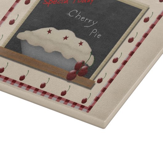 Planche À Découper Table à découper en verre à tarte cerise (Coin)