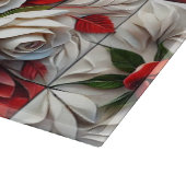 Planche À Découper Table de coupe avec Design Rose anglais (Coin)