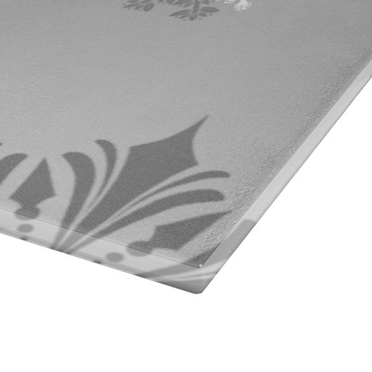 Planche À Découper Table de coupe de Noël rose fantaisie (Coin)