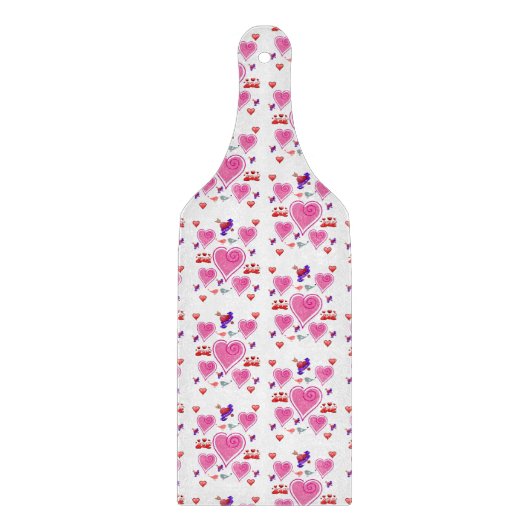 Planche À Découper Table de coupe de verre Saint-Valentin (Devant)