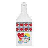 Planche À Découper Table de coupe de verre Saint-Valentin (Devant)