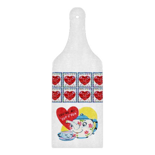 Planche À Découper Table de coupe de verre Saint-Valentin (Devant)
