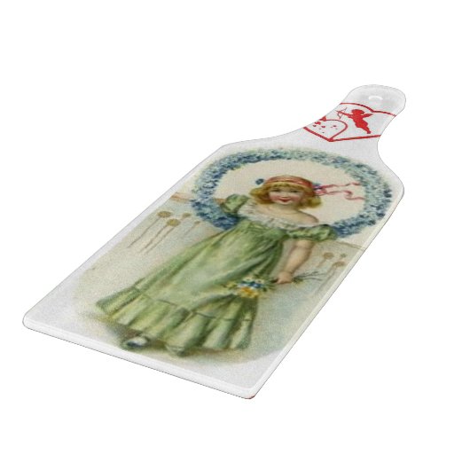 Planche À Découper Table de coupe de verre Saint-Valentin (Coin)