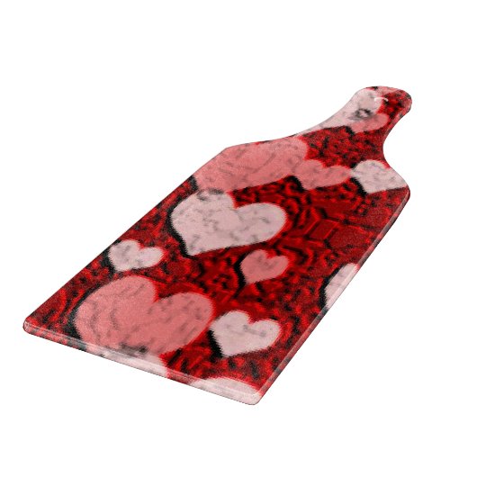 Planche À Découper Table de coupe de verre Saint-Valentin (Coin)