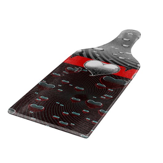 Planche À Découper Table de coupe de verre Saint-Valentin (Coin)