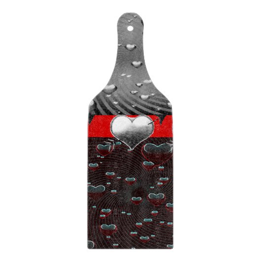 Planche À Découper Table de coupe de verre Saint-Valentin (Devant)