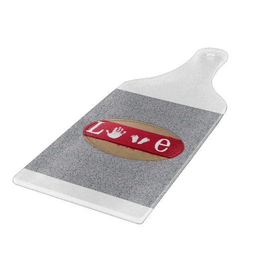 Planche À Découper Table de coupe de verre Saint-Valentin (Coin)