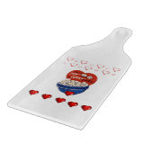 Planche À Découper Table de coupe de verre Saint-Valentin (Coin)