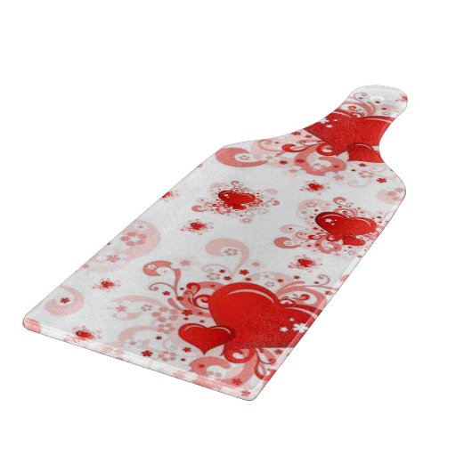 Planche À Découper Table de coupe de verre Saint-Valentin (Coin)