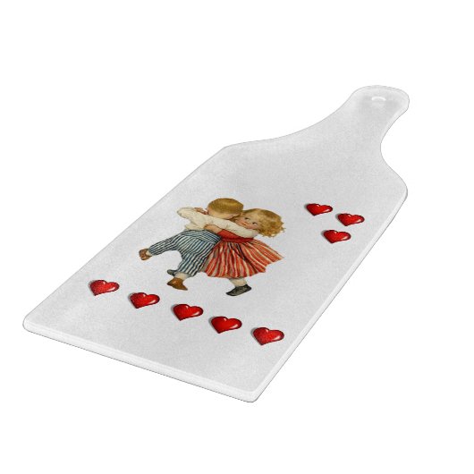 Planche À Découper Table de coupe de verre Saint-Valentin (Coin)