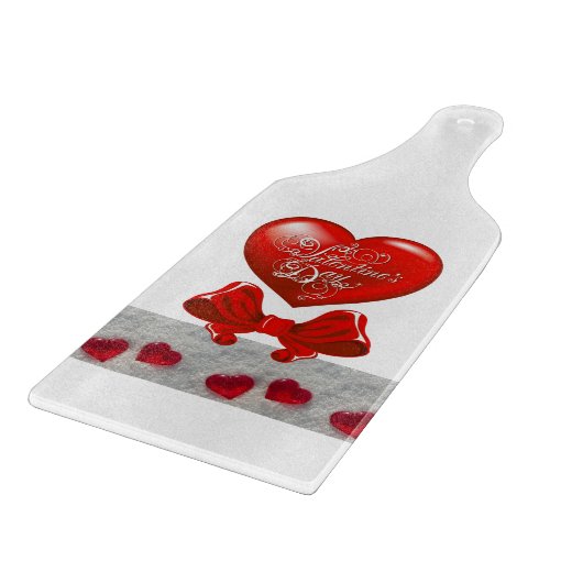 Planche À Découper Table de coupe de verre Saint-Valentin (Coin)